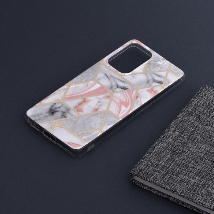 Husa Samsung Galaxy A G Techsuit Marble Series Pink Hex