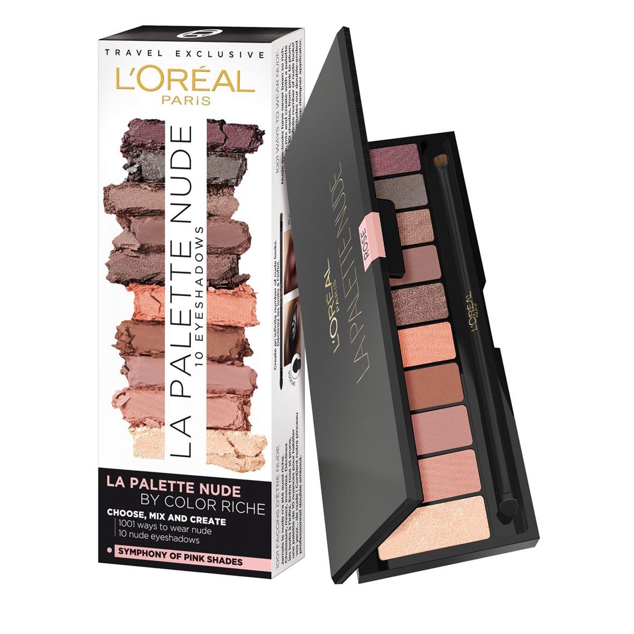 Loreal Dl Make Up La Palette Nude Rose Shade Set