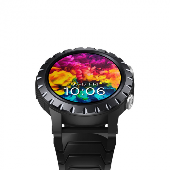 Smartwatch Zeblaze Stratos Negru Gps Ritm Cardiac Saturatie