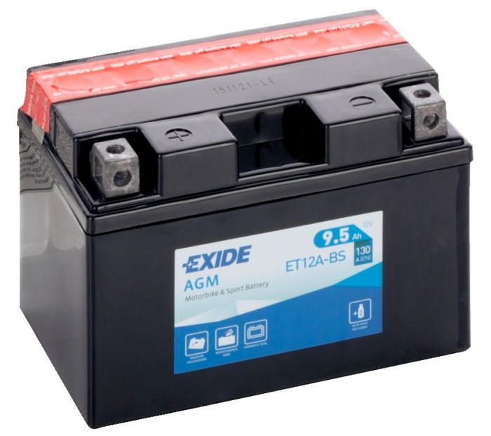 Acumulator Moto Exide Cu Agm V Ah Yt A Bs