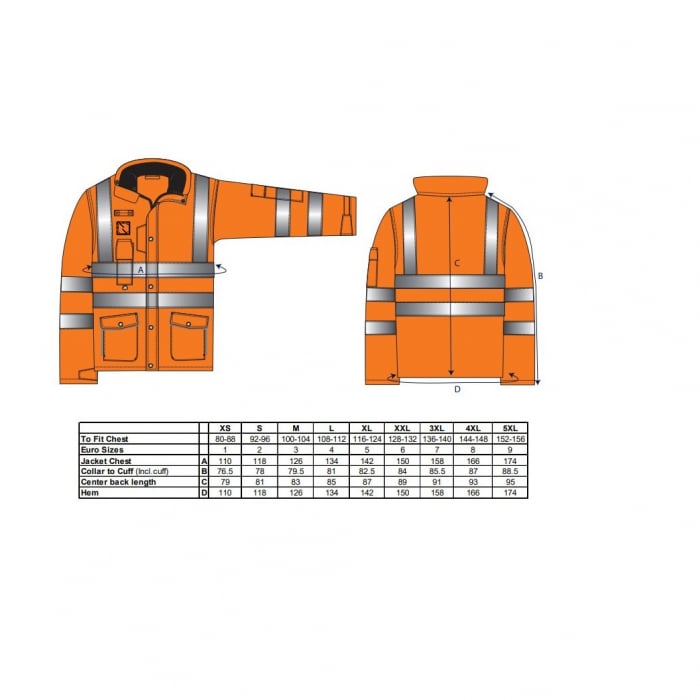 Jacheta Reflectorizanta Portwest TRAFFIC 7IN1 RIS RT27 100 Poliester