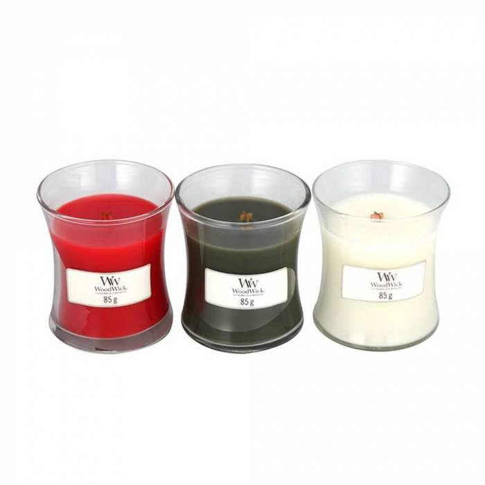 Set Cadou Lumanari Parfumate Woodwick Woodland Pret Avantajos