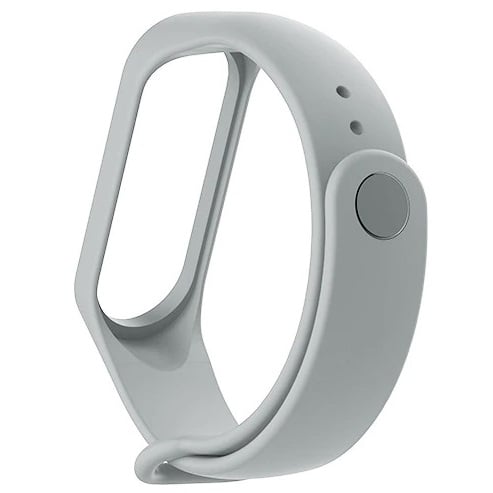 Bratara De Schimb Din Silicon Pentru Xiaomi Mi Band Mi Band Gri