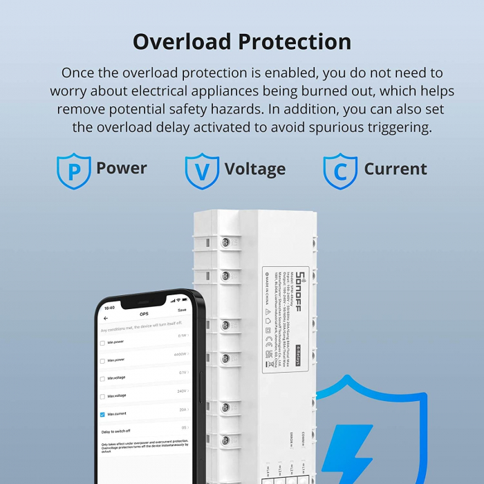 Releu Wireless Sonoff Basic R3 Protocol ZigBee Control Aplicatie