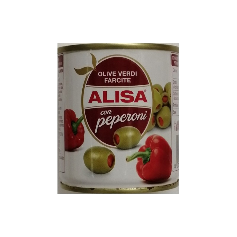 ALISA MASLINE VERZI CU ARDEI 200GR