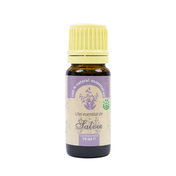 Ulei Esential De Salvie Salvia Officinalis 100 Pur Fara Adaos 10 Ml