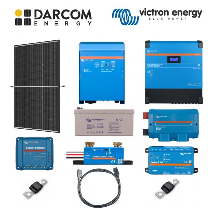 Sistem Fotovoltaic Victron Energy Off Grid 6 4kW Stocare AGM