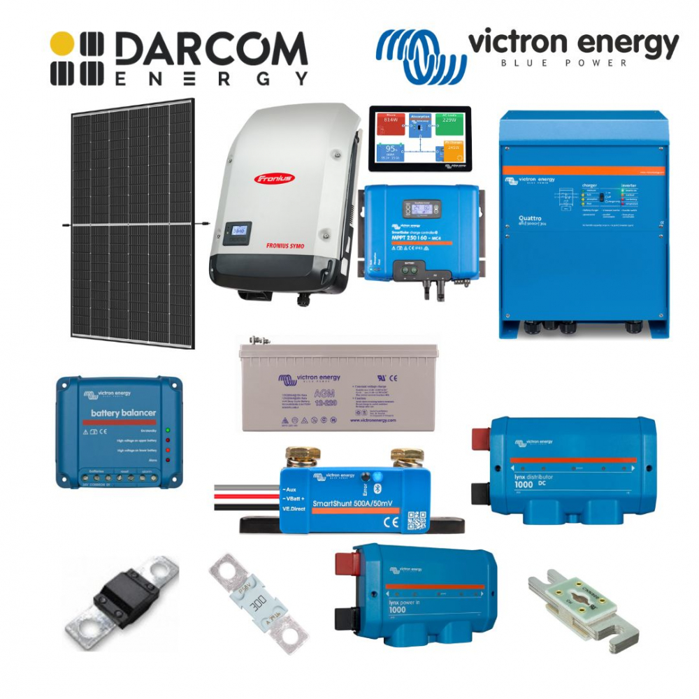 Sistem Fotovoltaic Victron Energy Off Grid Trifazic Kw Stocare Agm