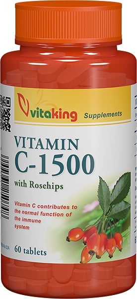 Vitamina C 1500mg Macese 60 Comprimate