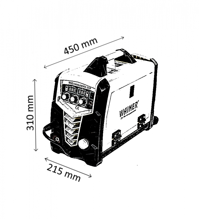 Aparat Invertor Sudura Mig Mag Mma A Electrozi Sarma Flux Cu Gaz Si