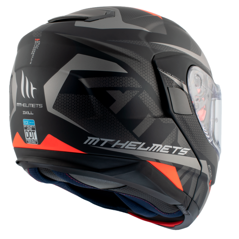 Casca Moto Modulara Cu Ochelari Incorporati MT Helmets Atom SV Skill