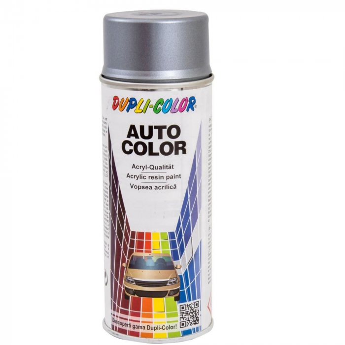 Vopsea spray auto Dacia gri cuart metalizată Dupli Color 350 ml