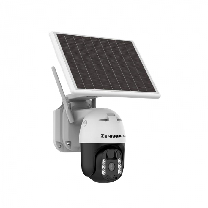 Camera De Supraveghere WIFi Cu Panou Solar Zenkabeat Q8 Ultra