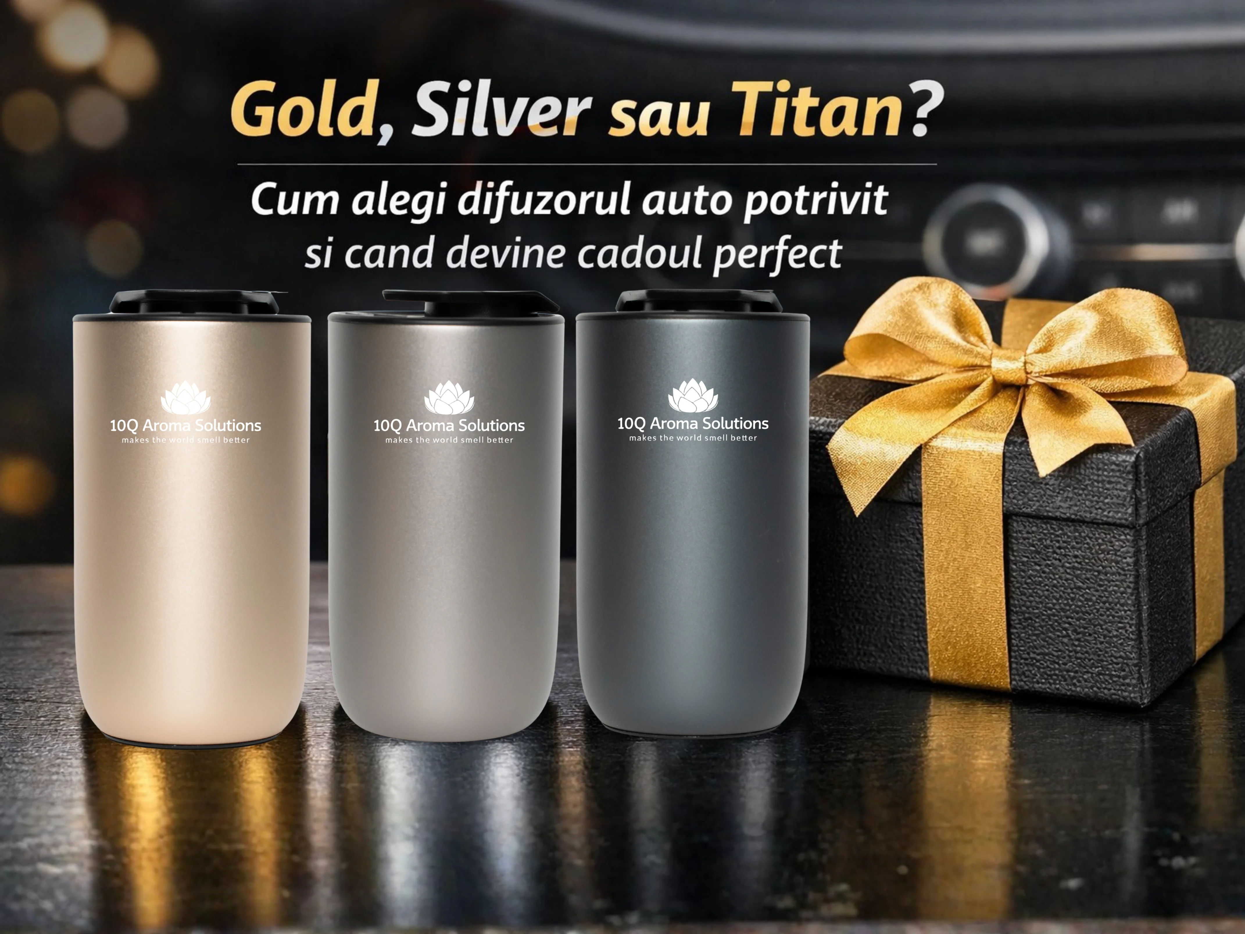 Gold, Silver sau Titan? Cum alegi difuzorul auto potrivit si de ce poate fi cadoul ideal
