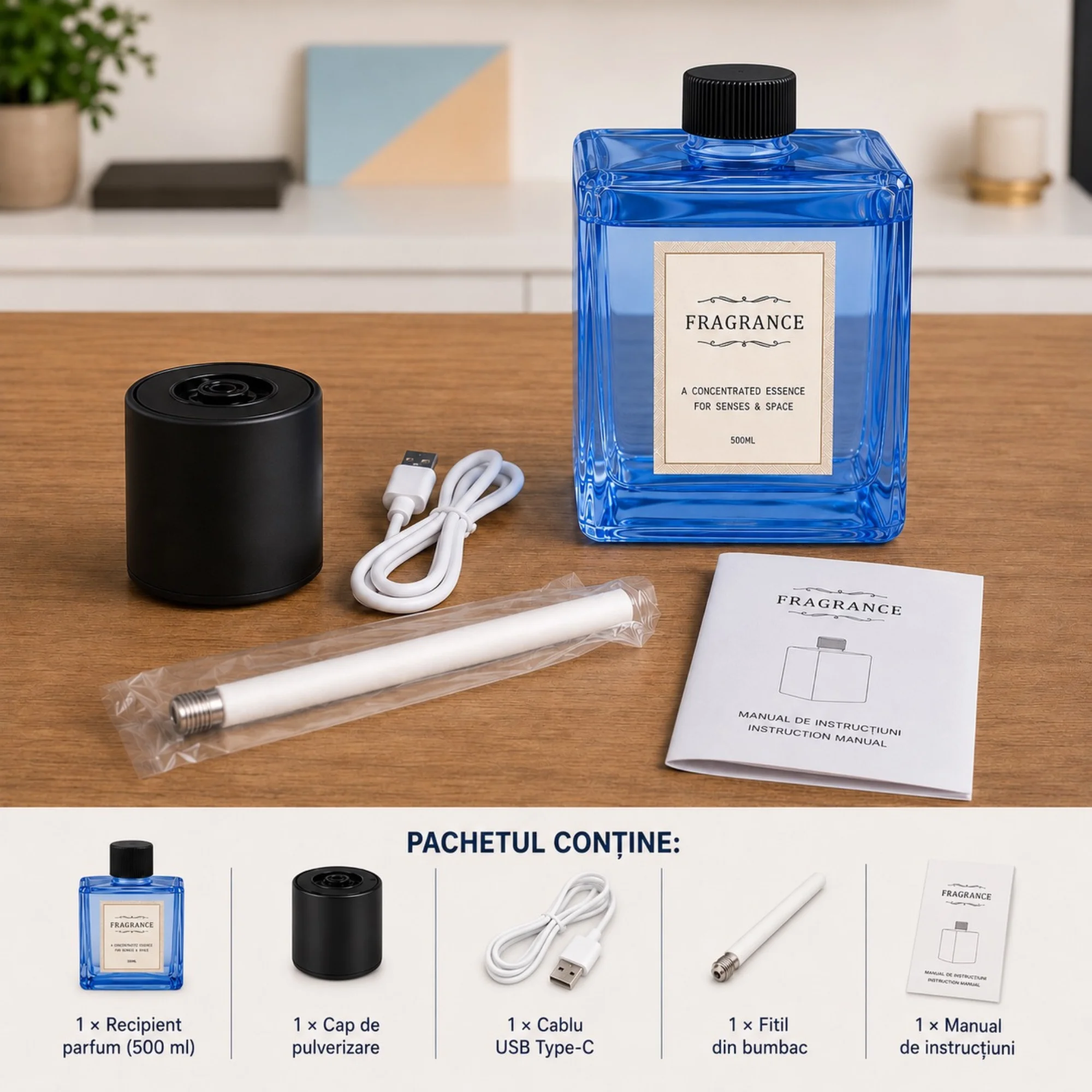 10Q Aroma Difuzor Parfum pentru Casa - Orchid Bell [3]