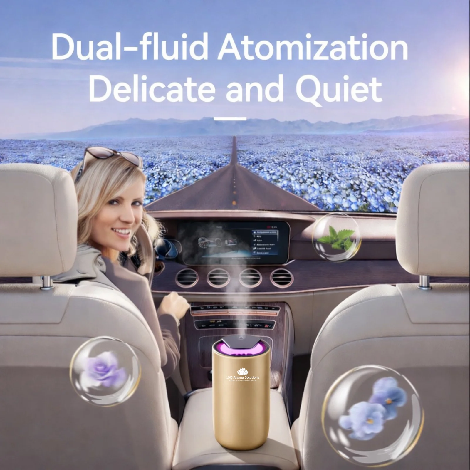 10Q AromaDrive Exclusive Gold – Aparat Profesional de Parfumare Auto Premium [5]