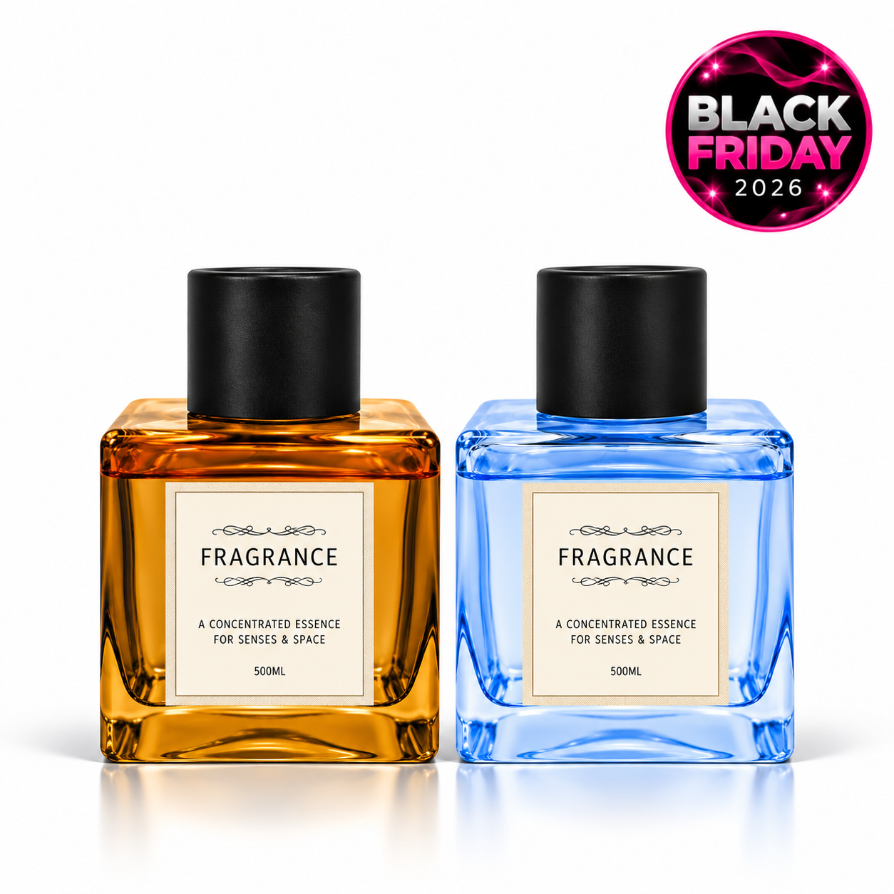 Black Friday 2026 - Pachet difuzoare parfum camera 1+1 gratis – Orchid Bell + un difuzor la alegere
