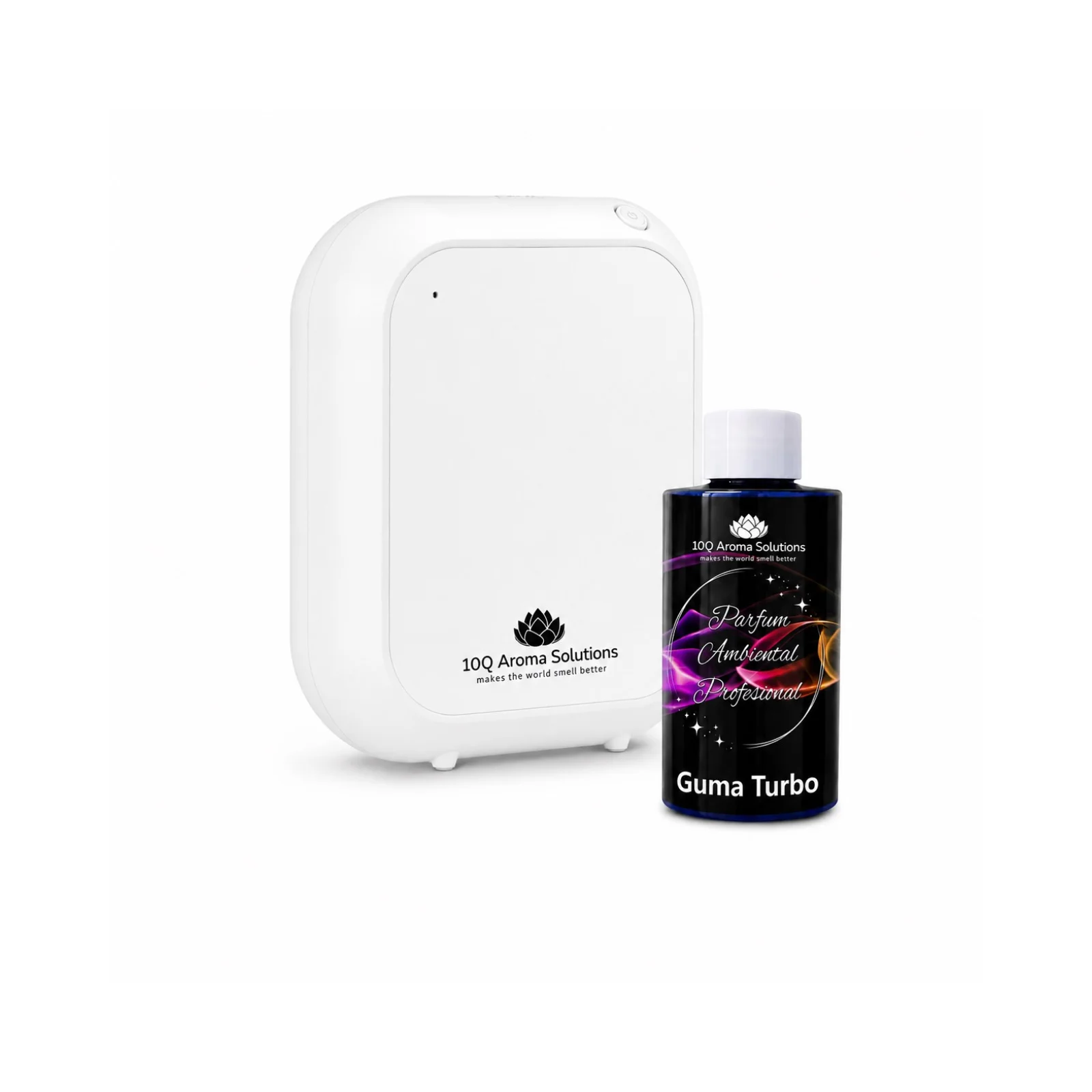 Pachet Promo: 10Q Aroma Eco Plus Negru + Rezerva Parfum Ambiental Profesional 100 g [18]