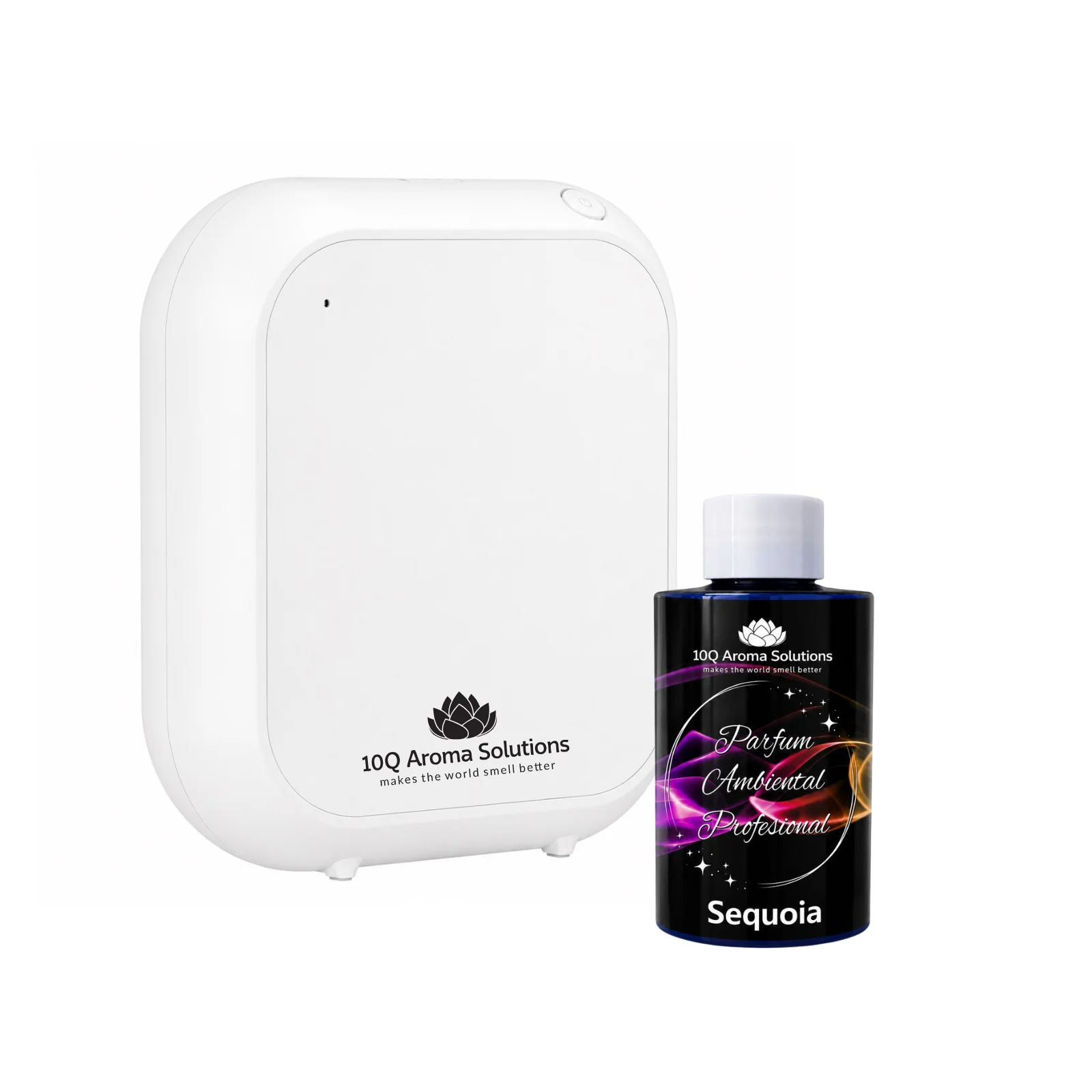 Promotii - Pachet Promo: 10Q Aroma Eco Plus Negru + Rezerva Parfum Ambiental Profesional 100 g