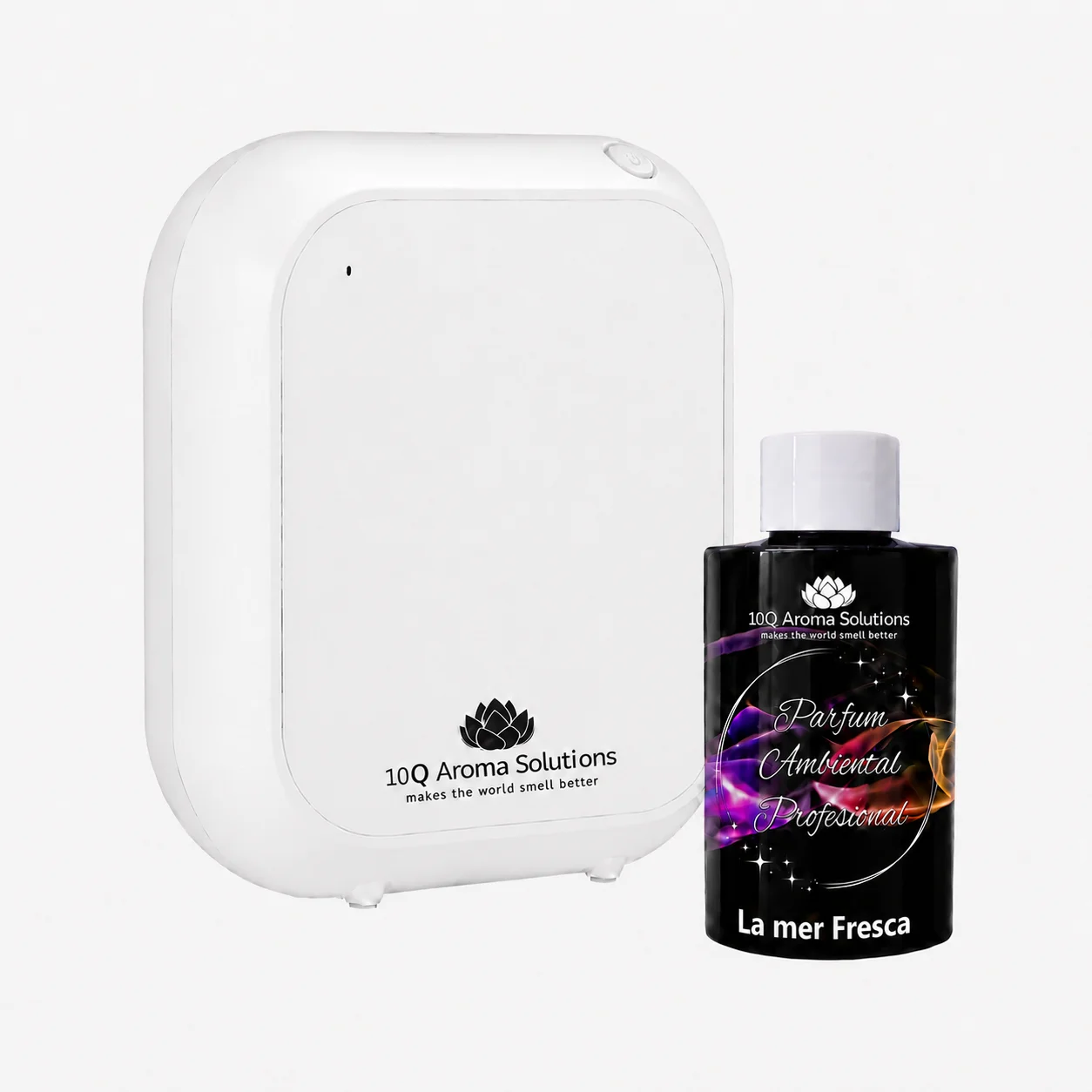 Pachet Promo: 10Q Aroma Eco Plus Negru + Rezerva Parfum Ambiental Profesional 100 g [5]