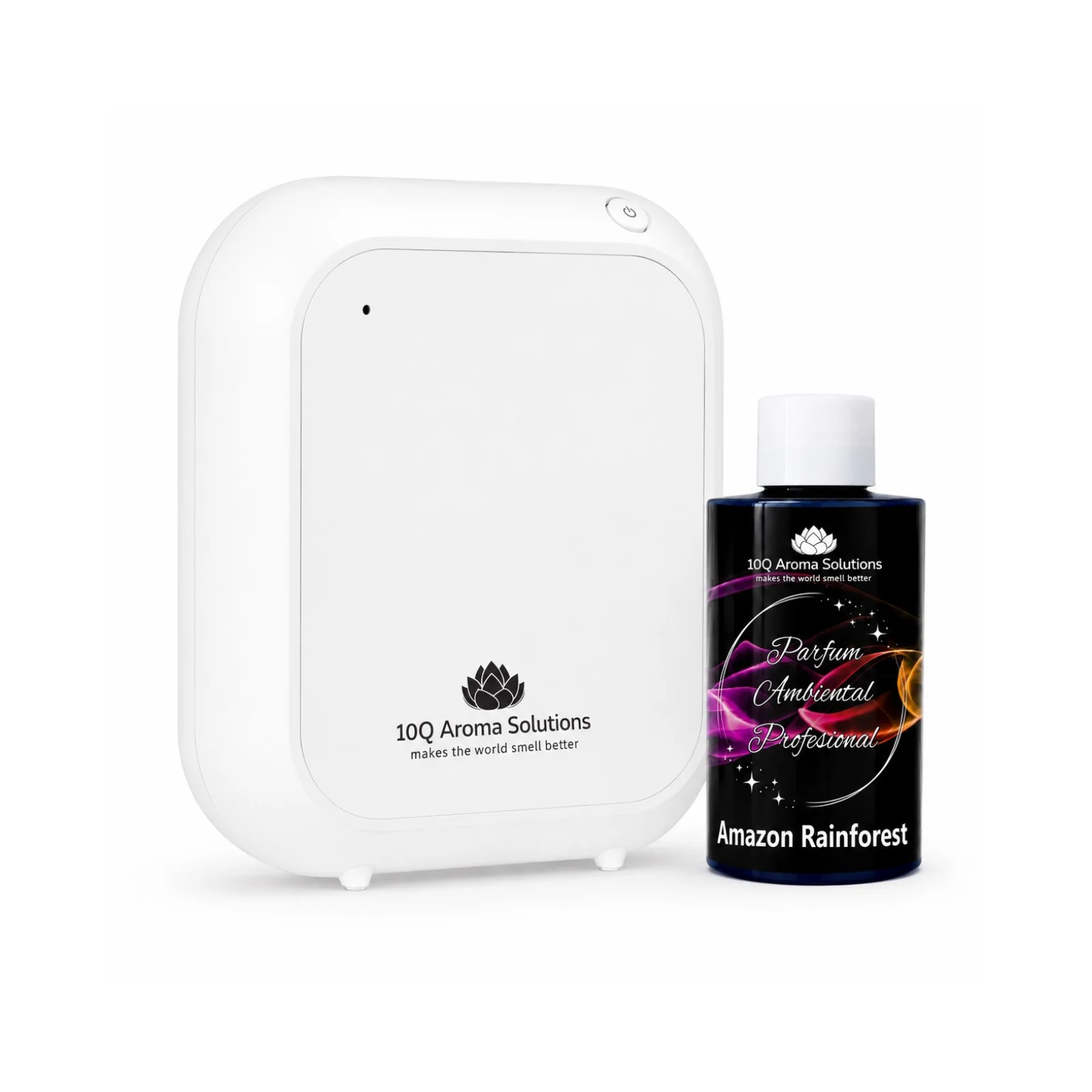 Pachet Promo: 10Q Aroma Eco Plus Negru + Rezerva Parfum Ambiental Profesional 100 g [15]
