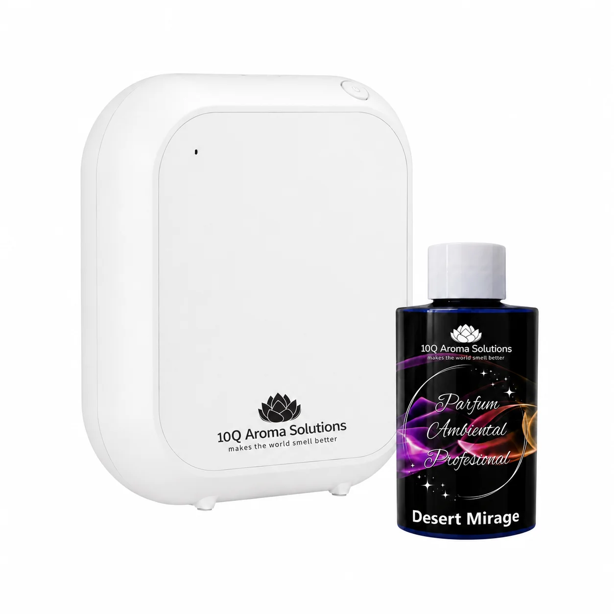 Pachet Promo: 10Q Aroma Eco Plus Negru + Rezerva Parfum Ambiental Profesional 100 g [2]