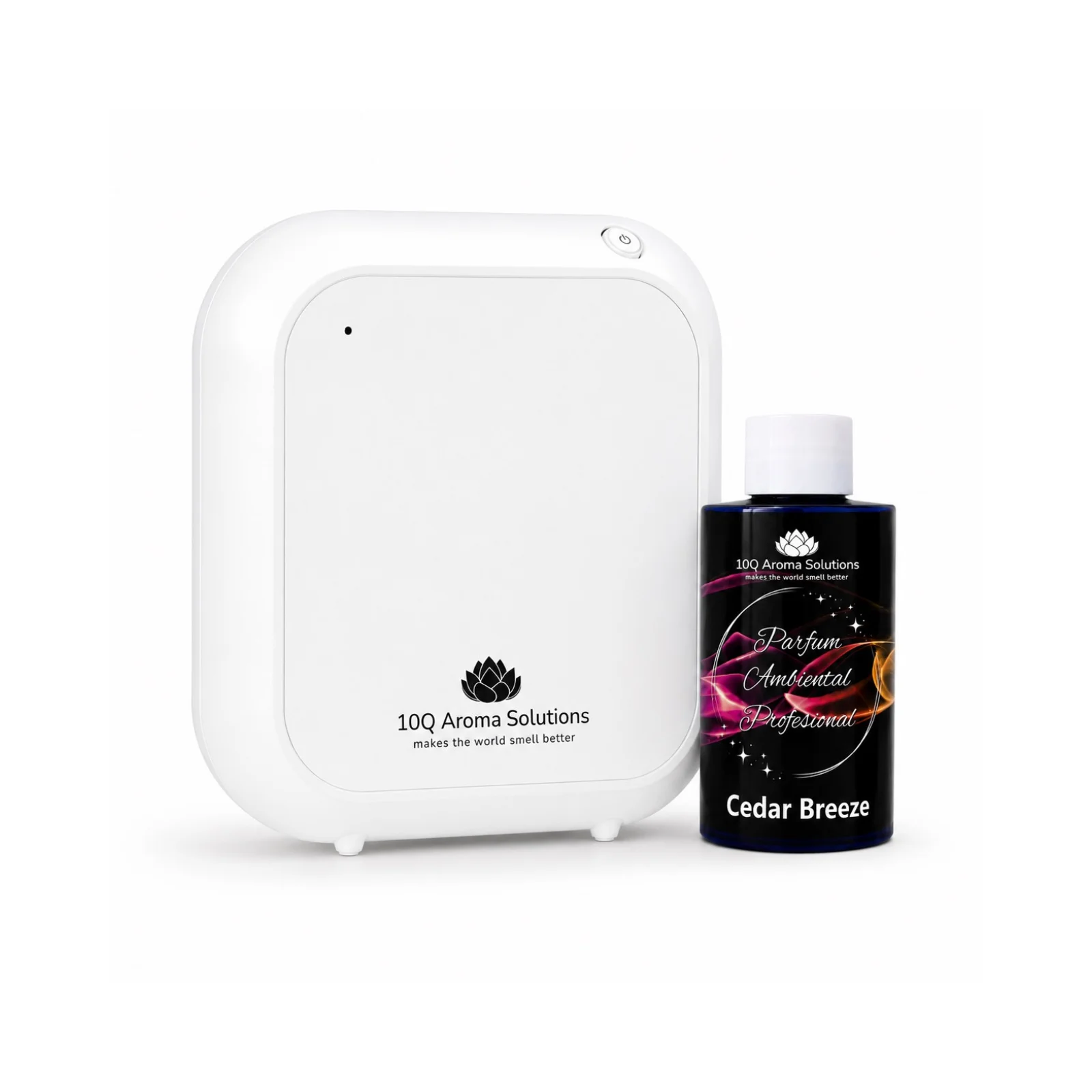 Pachet Promo: 10Q Aroma Eco Plus Negru + Rezerva Parfum Ambiental Profesional 100 g [13]