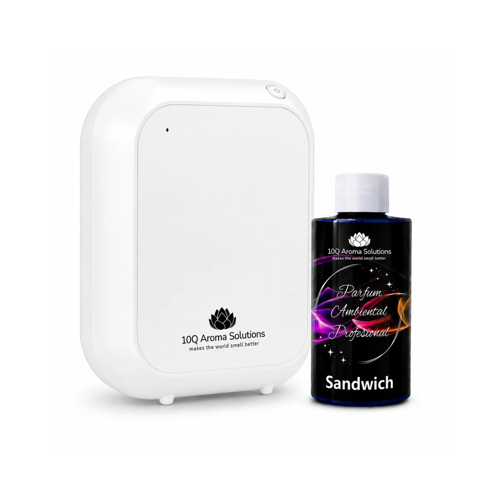 Pachet Promo: 10Q Aroma Eco Plus Negru + Rezerva Parfum Ambiental Profesional 100 g [8]