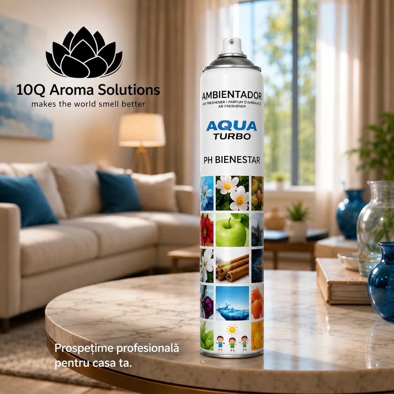 Spray odorizant profesional Turbo - Aqua [4]