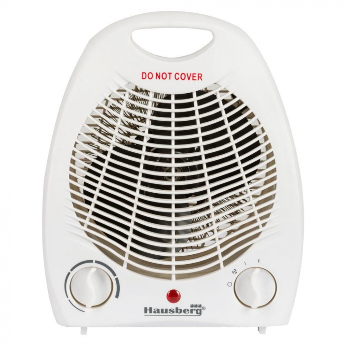 Aeroterma (E 129), Putere 2000W, 2 nivele de incalzire+rece, Protectie supraincalzire, Termostat reglabil, [2]