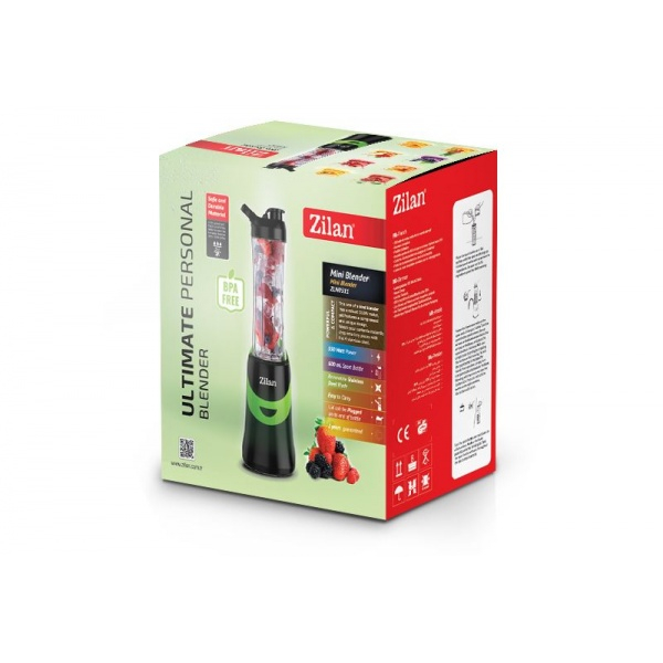Blender Zilan (E 230) pentru smoothies cu recipient sport , 350 W, 600 ml [11]
