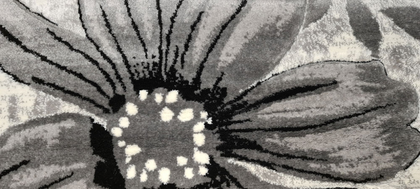 Covor Imperial Gri cu Flori [6]