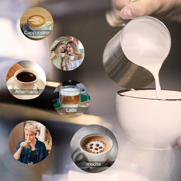 Espressor manual (E 359), Negru Dispozitiv spumare, Sistem cappuccino, Putere 800W, [4]