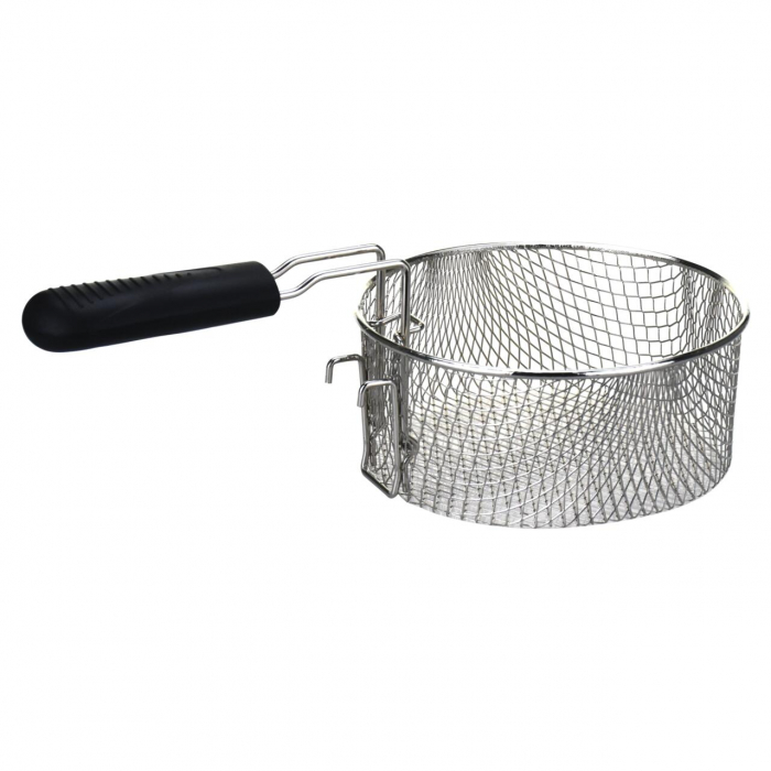 Friteuza 1450 W, (EHB 5) 2.5 litri, termostat reglabil 0 - 190 grade C, filtru detasabil din otel inoxidabil, cos cu ulei, protectie supraincalzire, picioare antiderapante, Negru [3]