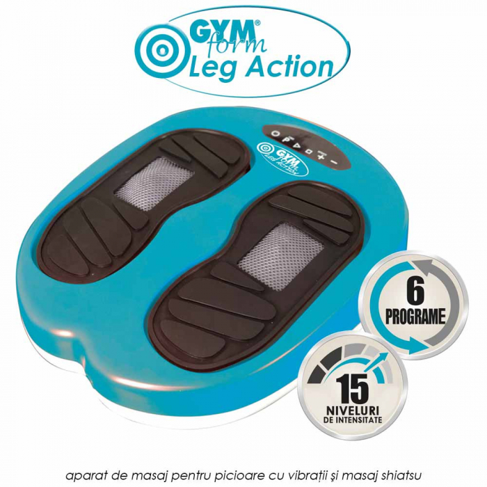 Gymform Leg Action - aparat de masaj pentru picioare cu vibratii si masaj shiatsu [1]