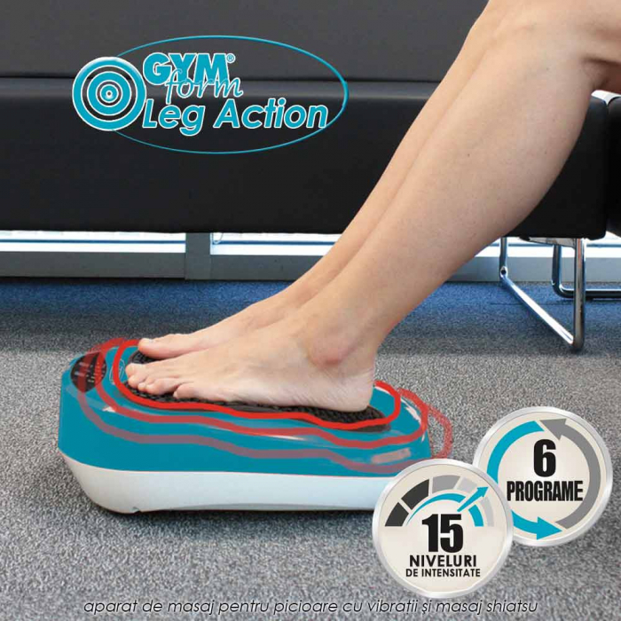 Gymform Leg Action - aparat de masaj pentru picioare cu vibratii si masaj shiatsu [5]