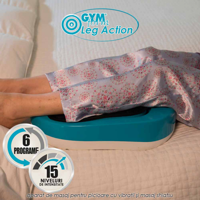 Gymform Leg Action - aparat de masaj pentru picioare cu vibratii si masaj shiatsu [4]