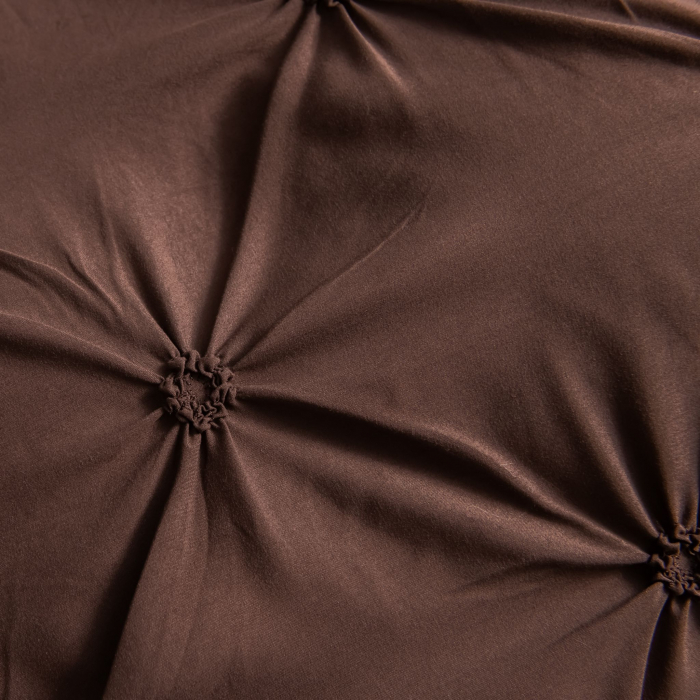 Lenjerie de pat dublu, FINET 6 piese (Finet 978) Maro, 245 x 250 cm, Jojo [2]