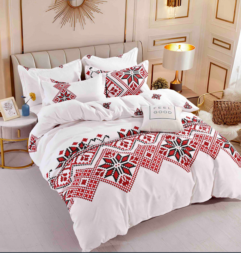 Lenjerie pat 1 persoana (FST 11) din Bumbac, gama Elegant [1]