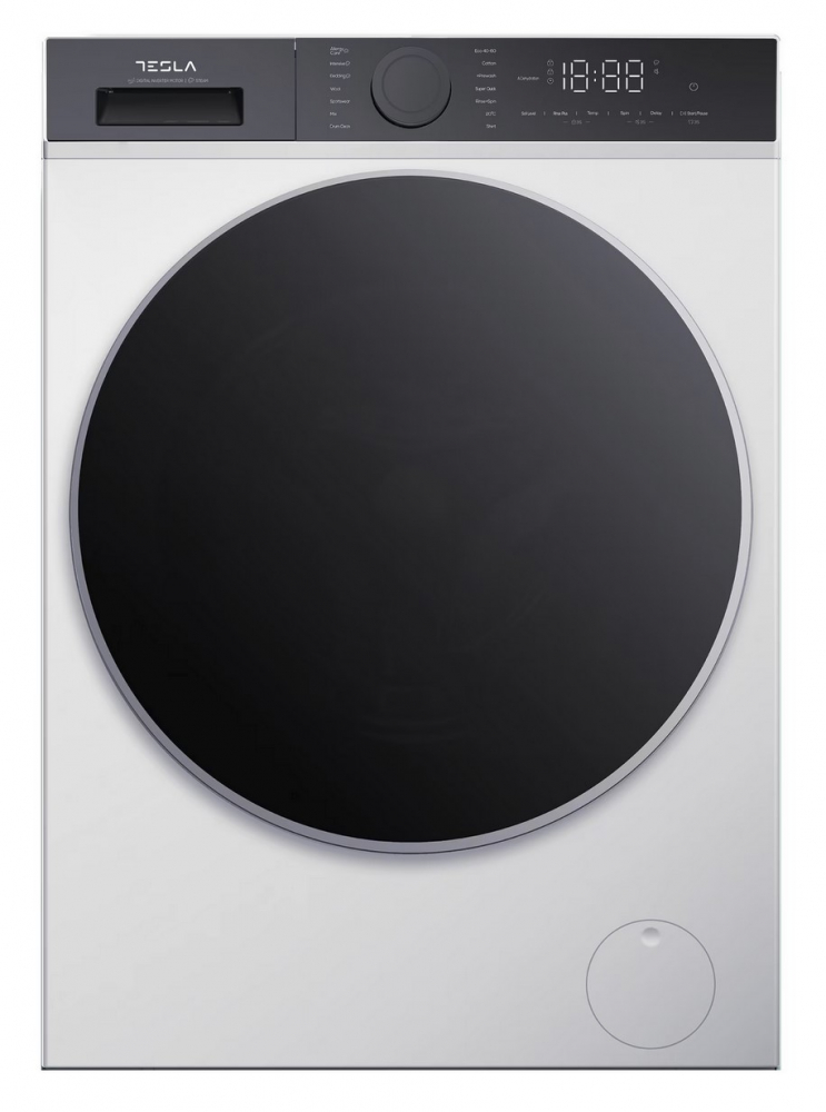 Masina de spalat rufe Tesla WF81480T, 8 kg, 1400 RPM, Clasa A, Inverter, Steam, Smart, Control Touch, LED, Alb [4]