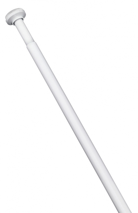 Bara perdea baie dus sau cada (E 99), reglabila,  PVC, lungime 220 cm cu 12 inele de plastic [2]