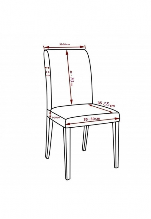 Set 6 Huse elastice pentru Scaune (HSM 32) [2]