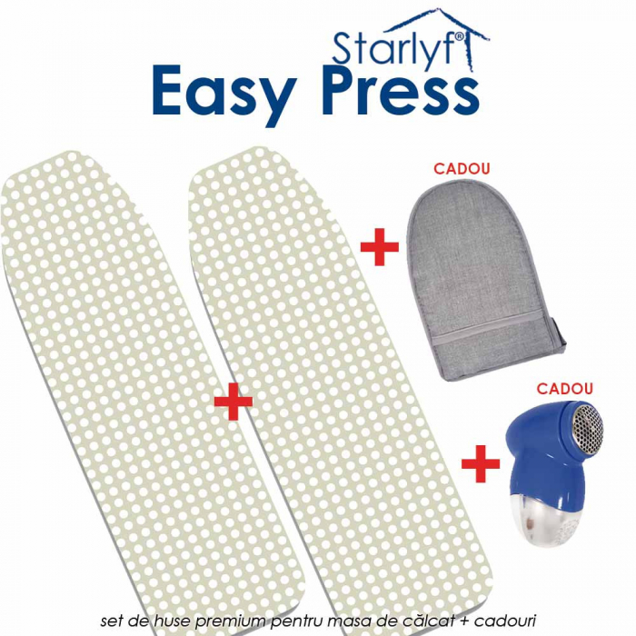 Starlyf Easy Press - set de huse pentru masa de calcat ce permit calcatul pe ambele parti, in acelasi timp [3]