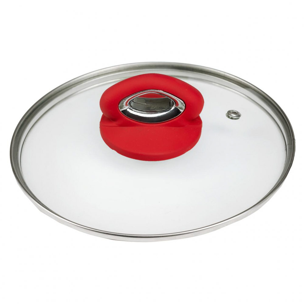 Oala ceramica cu capac si manere din silicon, alb, albastru si verde [3]