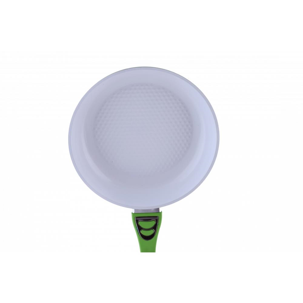 Tigaie ceramica ergonomica 24 cm, (HB 32) cu maner de silicon detasabil [3]