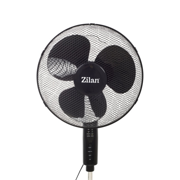 Ventilator cu picior (E 774) ,Negru 50W, 40 cm diametru, Telecomanda, Timer, [4]