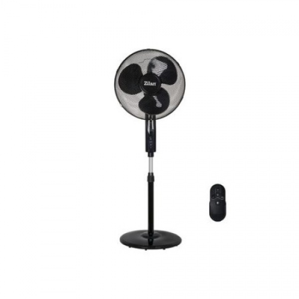 Ventilator cu picior (E 774) ,Negru 50W, 40 cm diametru, Telecomanda, Timer, [2]