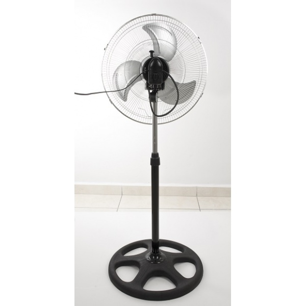 Ventilator cu picior (,negru cu gri 3 in 1, Putere 55 W, 3 viteze, diametru 45 cm, [2]