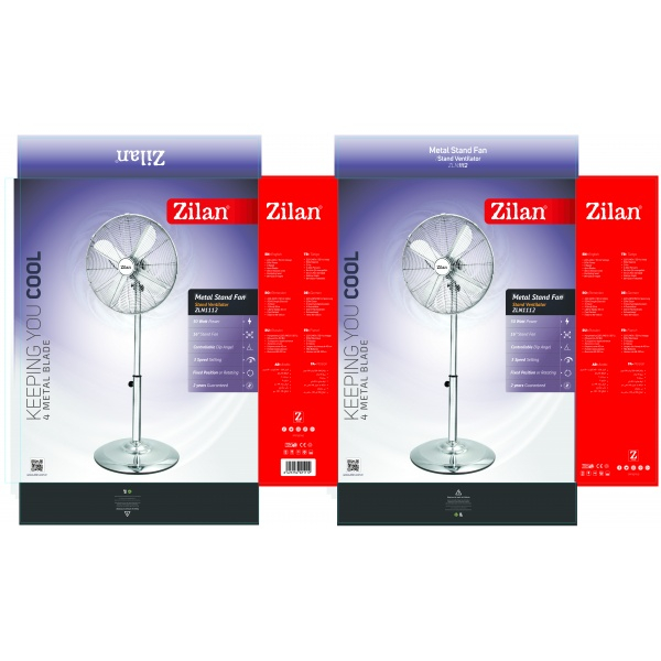 Ventilator inox cu picior (E 785), Putere 50 W, cu 3 trepte de viteza, oscilatie automata, debit 6000mc/h, maner pentru transport facil, 4 pozitii de ajustare pe verticala, Inaltime reglabila 88-120 c [4]