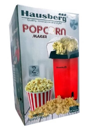 Accesorii Bucatarie si Ustensile - Aparat electric popcorn (EHB 3), capacitate 6 pahare, tehnologie sistem jet cu aer cald fara ulei, 1200 W, timp de preparare 3 min